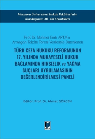 Prof. Dr. Mehmet Emin ARTUK’a Armağan Ahmet Gökcen