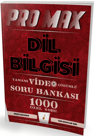 Promax Dil Bilgisi Tamamı Video Çözümlü Soru Bankası Rüştü Bayındır