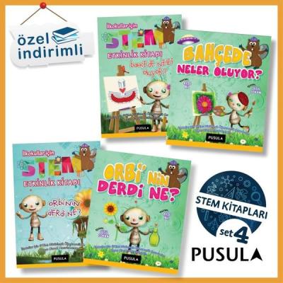 Pusula - STEM Seti 3 - 4 Kitap Takım Ayşe Nil