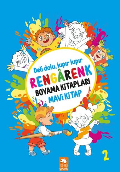 Rengarenk Boyama Kitapları - Mavi Kitap Kolektif