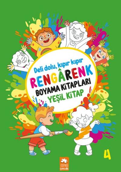 Rengarenk Boyama Kitapları - Yeşil Kitap Kolektif