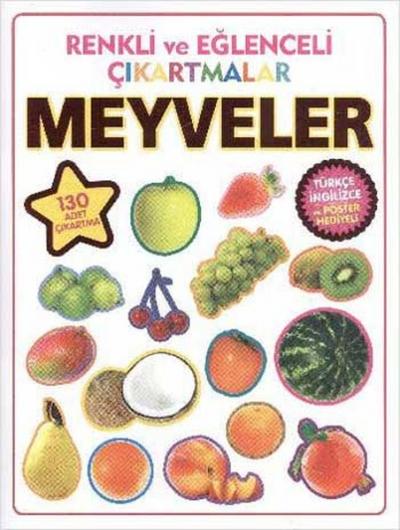 Renkli ve Eğlenceli Çıkartmalar - Meyveler Kolektif