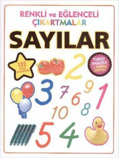 Renkli ve Eğlenceli Çıkartmalar - Sayılar Kolektif