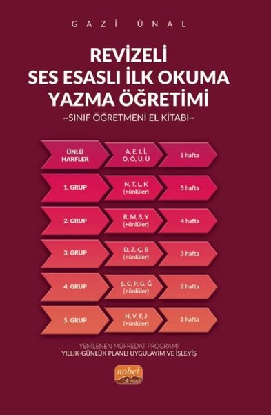 Revizeli Ses Esaslı İlk Okuma Yazma Öğretimi - Sınıf Öğretmeni El Kita