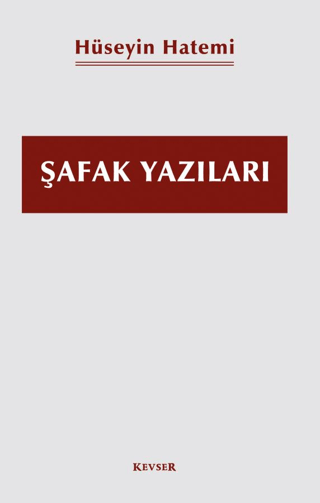 Şafak Yazıları %25 indirimli Hüseyin Hatemi