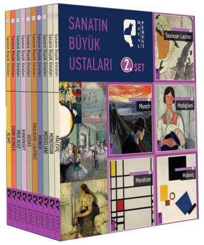 Sanatın Büyük Ustaları 2.Set (10 Kitap Takım) Kolektif