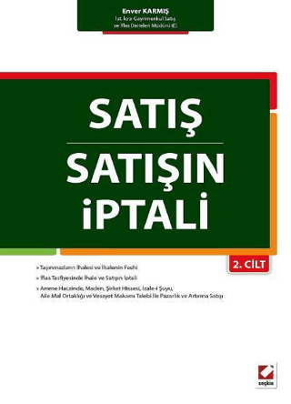 Satış – Satışın İptali (Ciltli) Enver Karmış