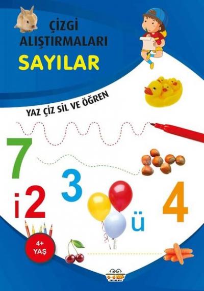 Sayılar - Çizgi Alıştırmaları 4+ Emine Ulusoy