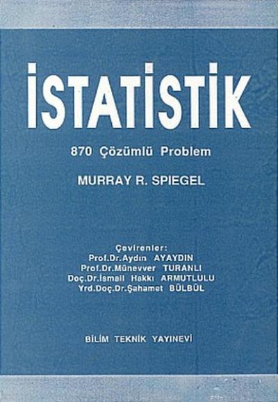 İstatistik Murray R. Spiegel