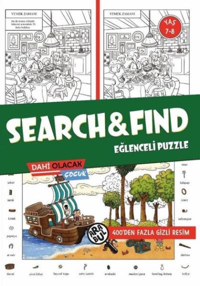 Search&Find Eğlenceli Puzzle 7 - 8 Yaş - 400'den Fazla Gizli Resim Kol