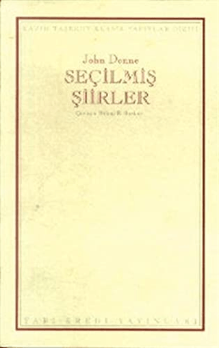 Seçilmiş Şiirler John Donne