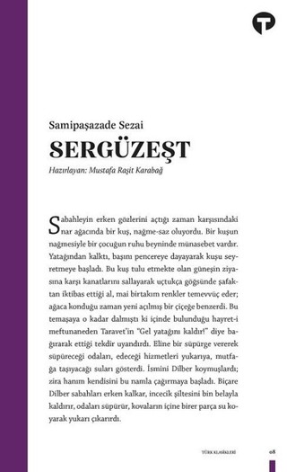 Sergüzeşt Samipaşazade Sezai