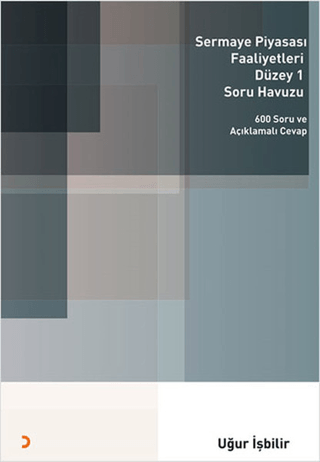 Sermaye Piyasası Faaliyetleri Düzey 1 Soru Havuzu Uğur İşbilir