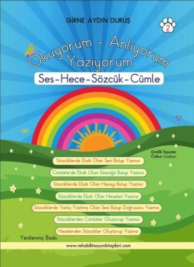 Ses Hece Sözcük Cümle - Okuyorum Anlıyorum Yazıyorum 2 Girne Aydın Dur