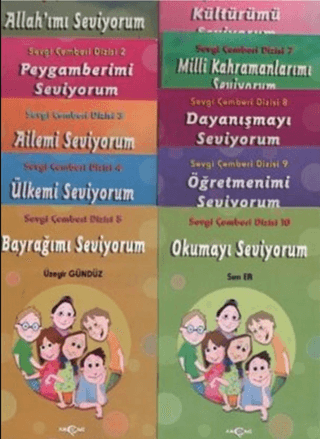 Sevgi Çemberi Dizisi Takım 10 Kitap Üzeyir Gündüz