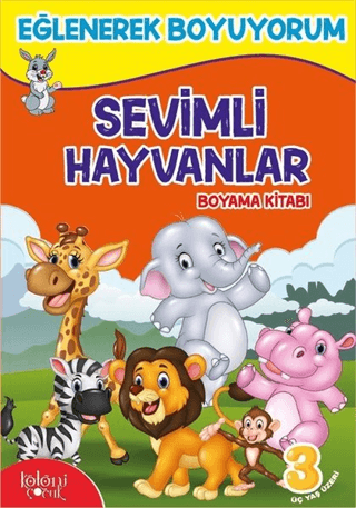 Sevimli Hayvanlar Boyama Kitabı Hatice Nurbanu Karaca