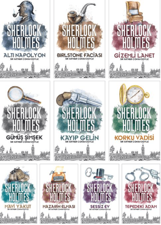 Sherlock Holmes Seti - 10 Kitap Takım Sir Arthur Conan Doyle