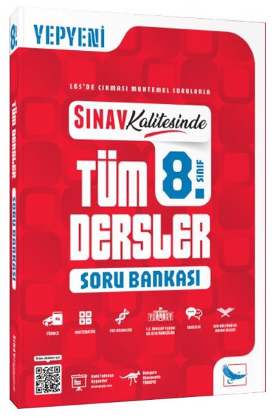 Sınav Kalitesinde 8. Sınıf LGS Tüm Dersler Soru Bankası Kolektif