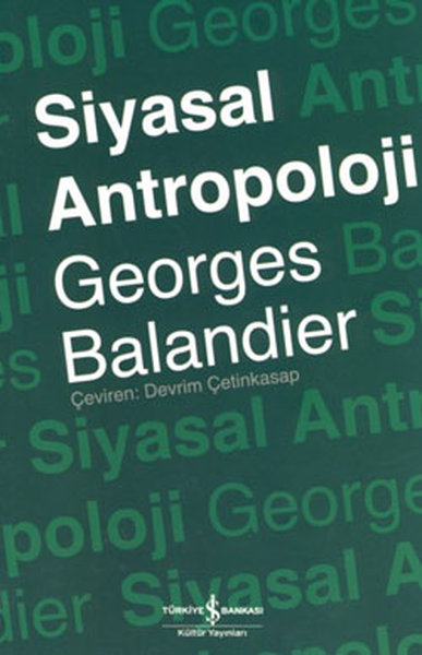 Siyasal Antropoloji %28 indirimli Georges Balandier