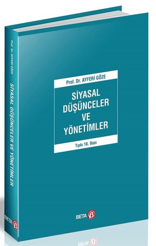 Siyasal Düşünceler ve Yönetimler %10 indirimli Ayferi Göze