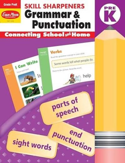 Skill Sharpeners Grammar and Punctuation Grade Prek Evan Moor