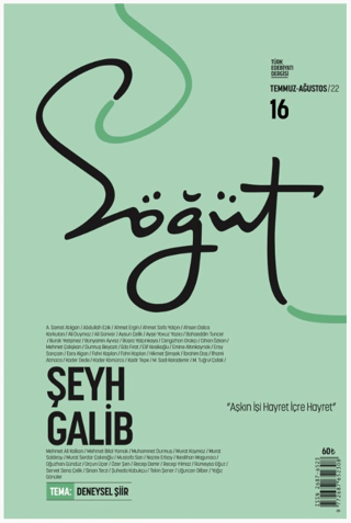 Söğüt Dergisi 16.Sayı - Şeyh Galib Kolektif