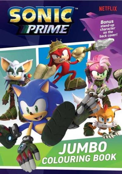 Sonic Prime Jumbo Colouring Book Kolektif