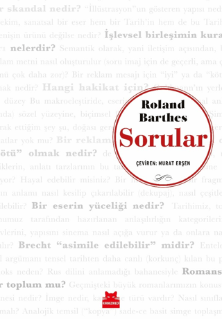 Sorular Roland Barthes