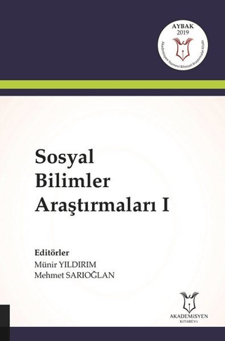 Sosyal Bilimler Araştırmaları 1 Münir Yıldırım