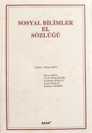 Sosyal Bilimler El Sözlüğü (Ciltsiz) Erhan Arda