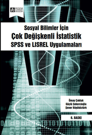 Sosyal Bilimler İçin Çok Değişkenli İstatistik %5 indirimli Şener Büyü