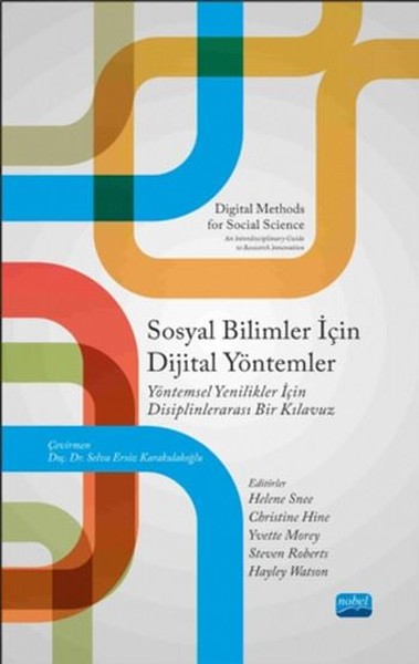 Sosyal Bilimler İçin Dijital Yöntemler Helene Snee