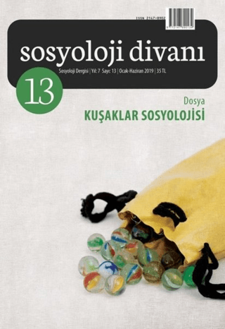 Sosyoloji Divanı Sayı: 13 Ocak - Haziran 2019 Kolektif