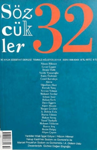 Sözcükler Dergisi Sayı: 32 Temmuz - Ağustos 2011