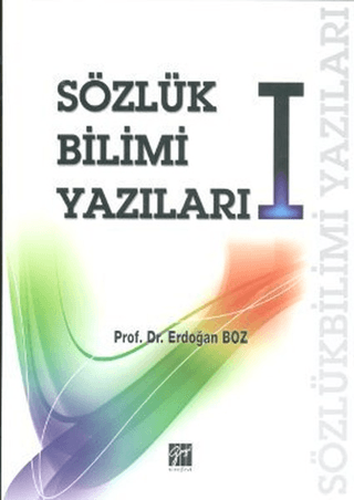 Sözlük Bilimi Yazıları 1 %5 indirimli Erdoğan Boz