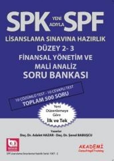 SPK Yeni Adıyla SPF Lisanslama Sınavına Hazırlık Düzey 2-3 Finansal Yö