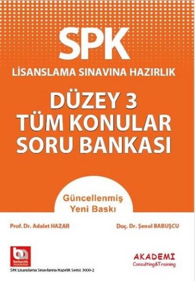 SPK Yeni Adıyla SPF Lisanslama Sınavına Hazırlık Düzey 3 Tüm Konular S