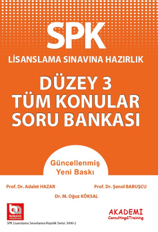 SPK Yeni Adıyla SPF Lisanslama Sınavına Hazırlık Düzey 3 Tüm Konular S