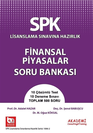 SPK Yeni Adıyla SPF Lisanslama Sınavına Hazırlık Düzey 2 - 3i Türev Ar