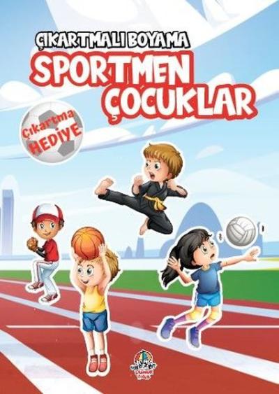 Sportmen Çocuklar - Çıkartmalı Boyama Kolektif