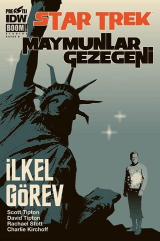 Star Trek Maymunlar Gezegeni - Kapak B (Ciltli) Scott Tipton