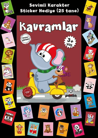 Kavramlar - Stickerlı 3+ Yaş Afife Çoruk