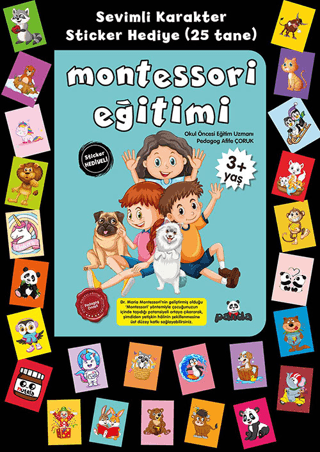 Montessori Eğitimi - Stickerlı 3+ Yaş Afife Çoruk