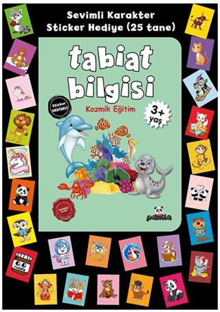 Tabiat Bilgisi - Kozmik Eğitim - Stickerli 3+Yaş Afife Çoruk