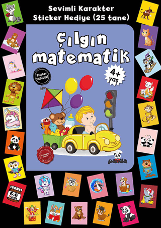 Çılgın Matematik - Stickerlı 4+ Yaş Afife Çoruk