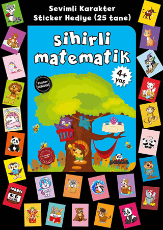 Sihirli Matematik - Stickerlı 4+ Yaş Afife Çoruk