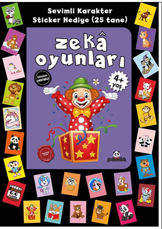 Zeka Oyunları - Stickerli 4+Yaş Afife Çoruk