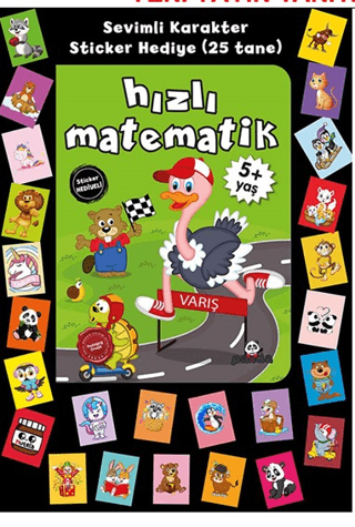 Hızlı Matematik - Stickerlı 5+ Yaş Afife Çoruk