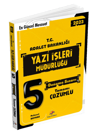 T.C Adalet Bakanlığı Yazı İşleri Müdürlüğü Sınavı Tamamı Çözümlü 5 Den