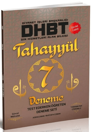 Tahayyül DHBT 7 Deneme Çözümlü Mustafa Çoban